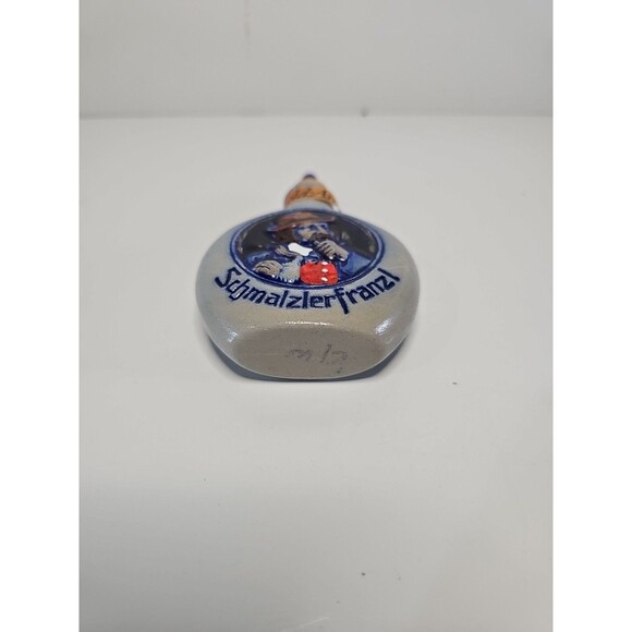 Vintage German Bavarian Schmalzlerfranzel Snuff Bottle 4 1/2” Tall Empty - Picture 2 of 5